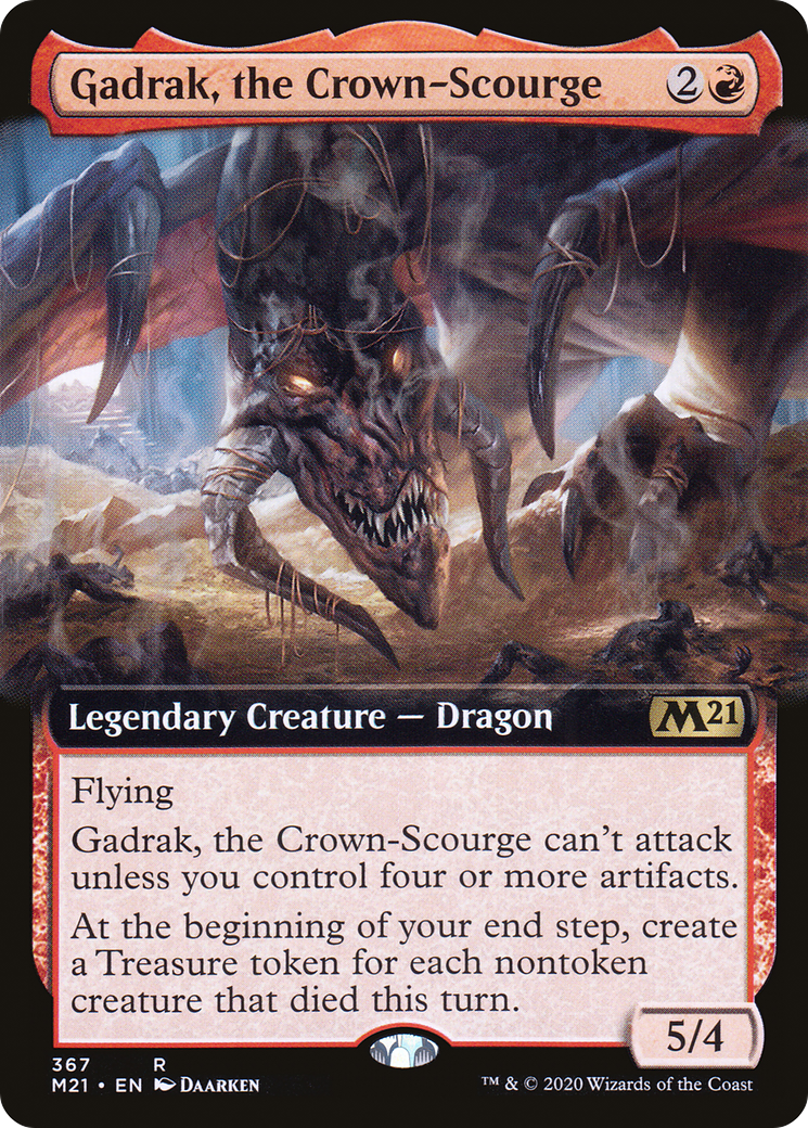 Image of Gadrak, the Crown-Scourge (Extended Art) [Core Set 2021]
