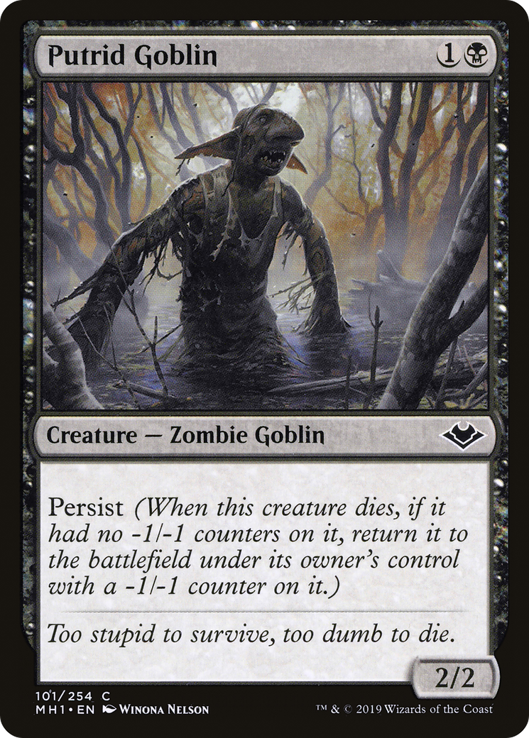 Image of Putrid Goblin [Modern Horizons]