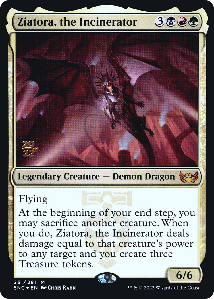 Image of Ziatora, the Incinerator [Streets of New Capenna Prerelease Promos]