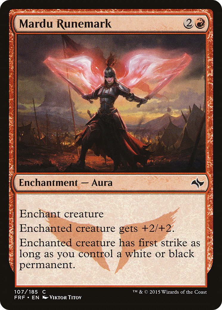 Image of Mardu Runemark [Fate Reforged]