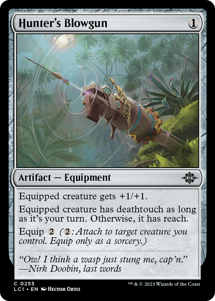 Image of Hunter's Blowgun [The Lost Caverns of Ixalan]