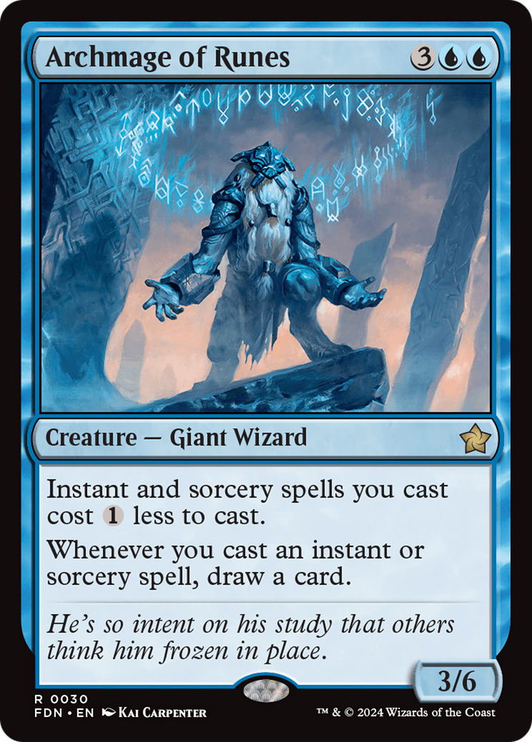 Image of Archmage of Runes [Foundations]