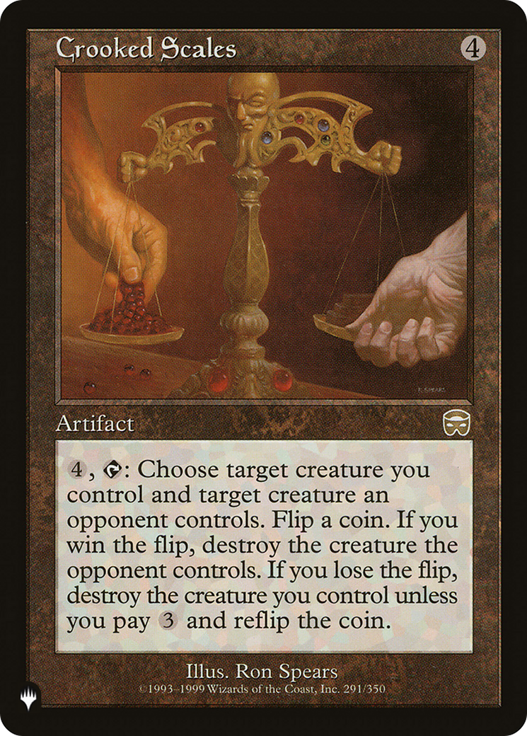 Image of Crooked Scales [Secret Lair: Heads I Win, Tails You Lose]