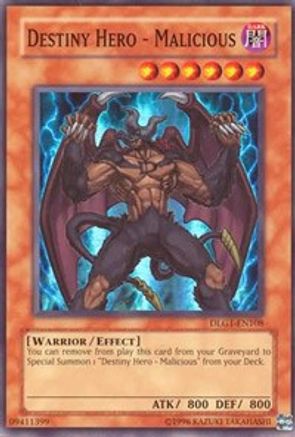 Image of Destiny HERO - Malicious [DLG1-EN108] Super Rare