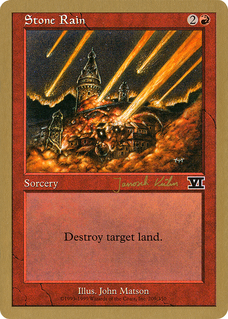 Image of Stone Rain (Janosch Kuhn) [World Championship Decks 2000]