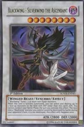 Image of Blackwing - Silverwind the Ascendant [SOVR-EN041] Ultra Rare