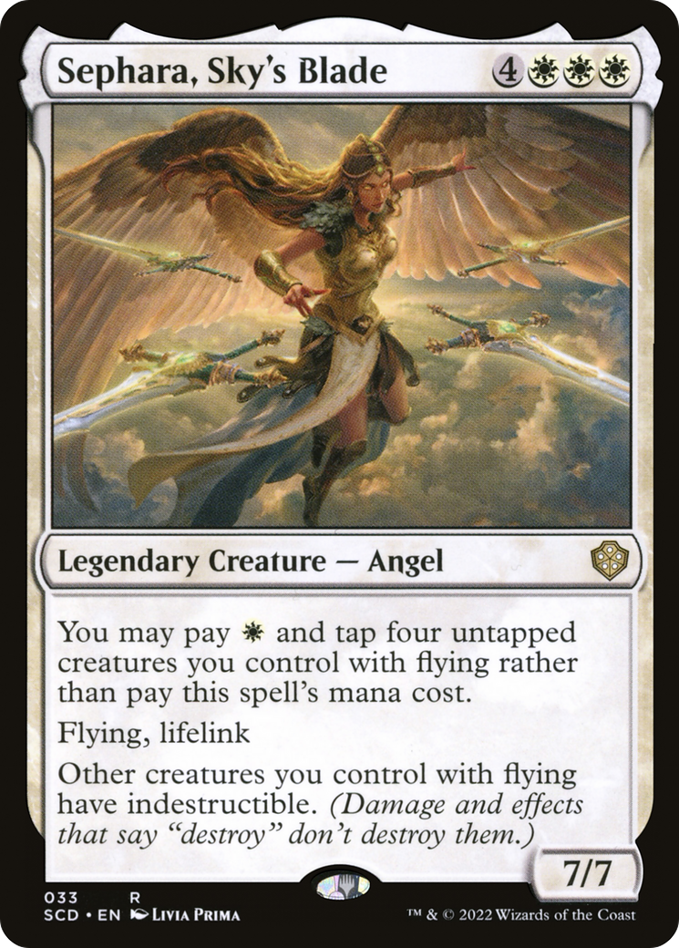 Image of Sephara, Sky's Blade [Starter Commander Decks]