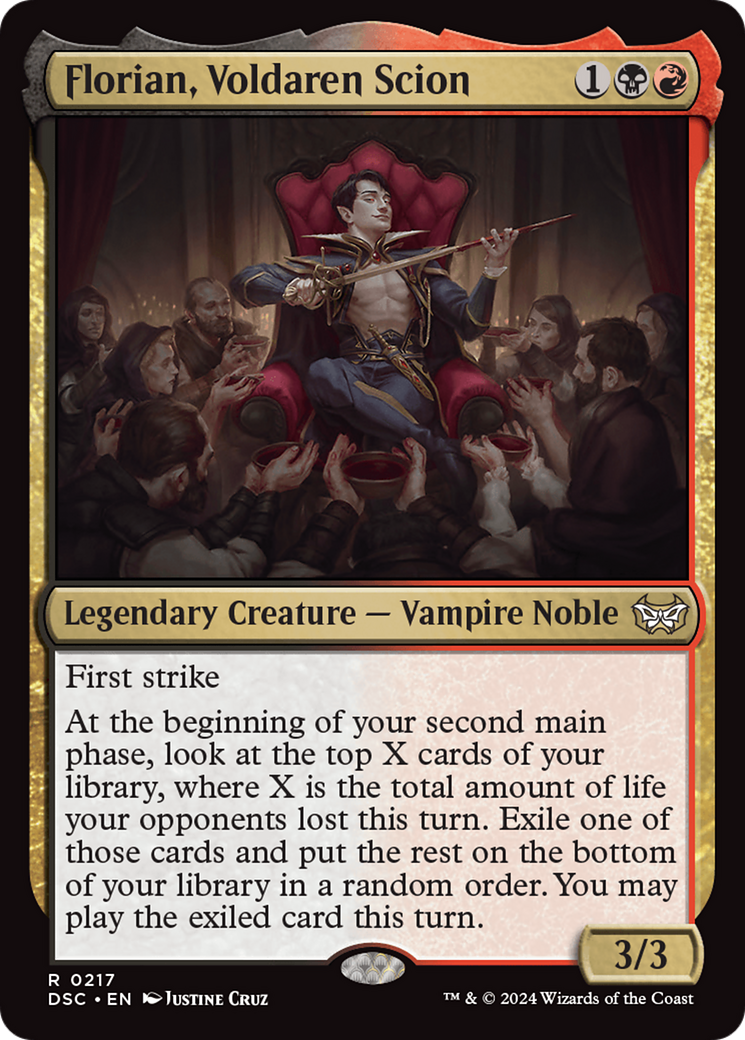 Image of Florian, Voldaren Scion [Duskmourn: House of Horror Commander]