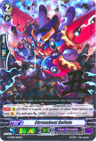Image of Chronobeat Buffalo (RRR) (G-TD09/007EN) [True Zodiac Time Beasts]