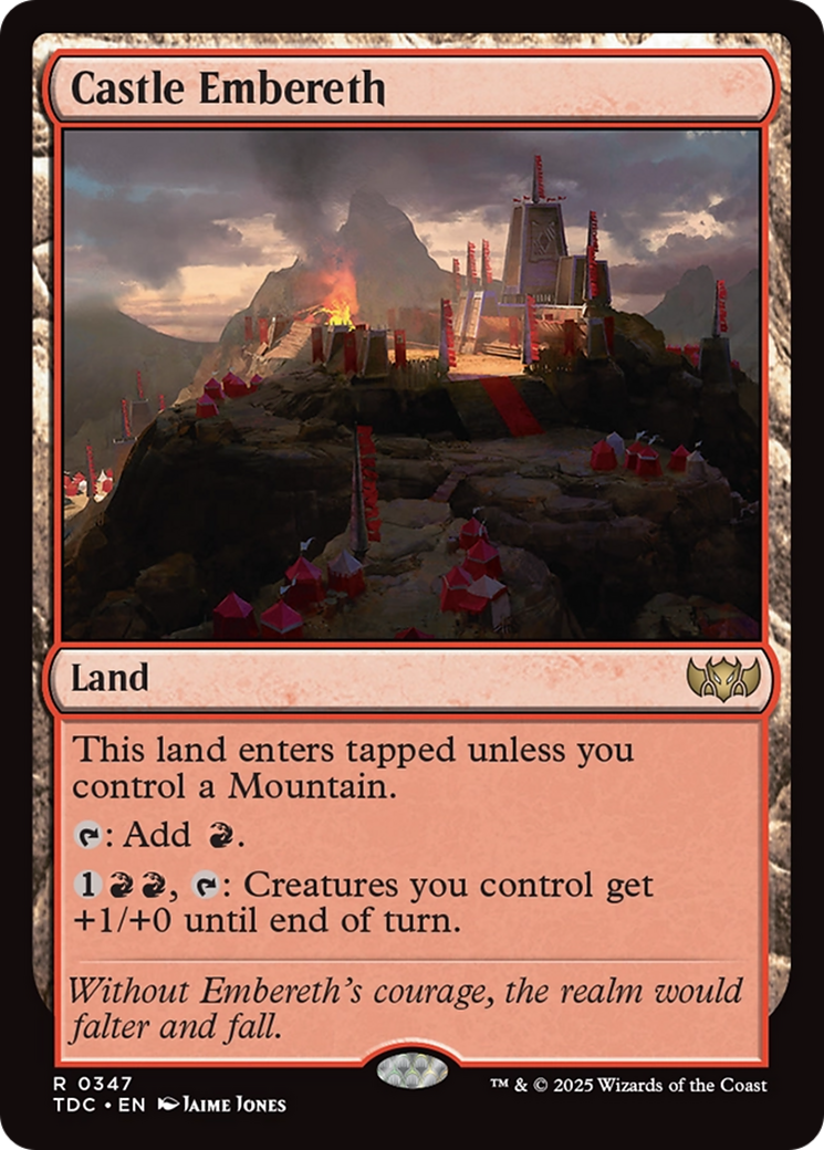 Image of Castle Embereth [Tarkir: Dragonstorm Commander]