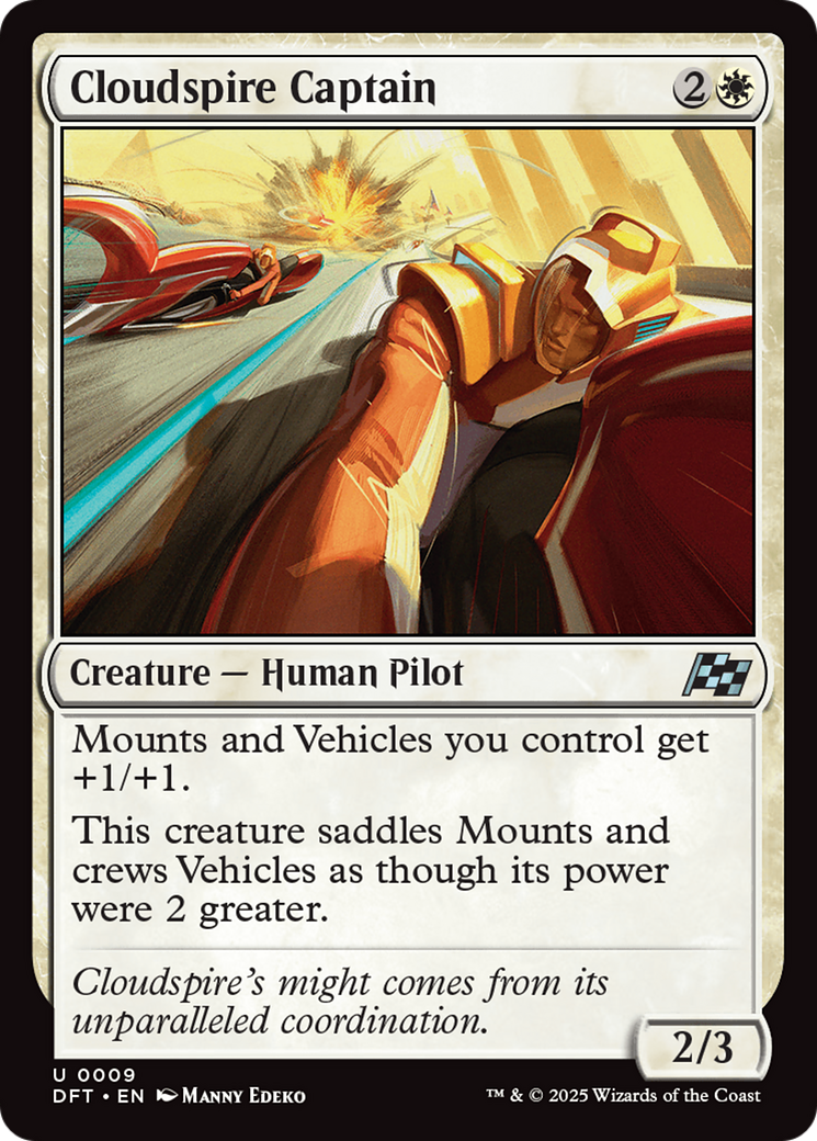 Image of Cloudspire Captain [Aetherdrift]