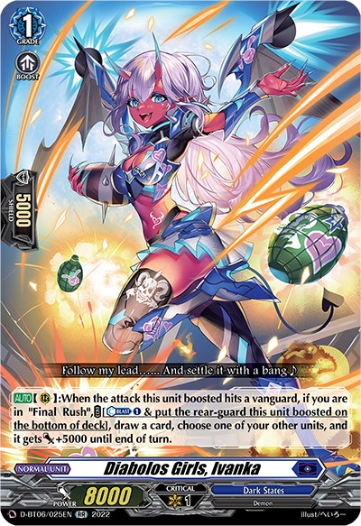Image of Diabolos Girls, Ivanka (D-BT06/025EN) [Blazing Dragon Reborn]