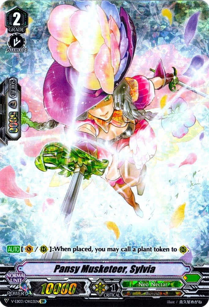 Image of Pansy Musketeer, Sylvia (V-EB03/OR03EN) [ULTRARARE MIRACLE COLLECTION]