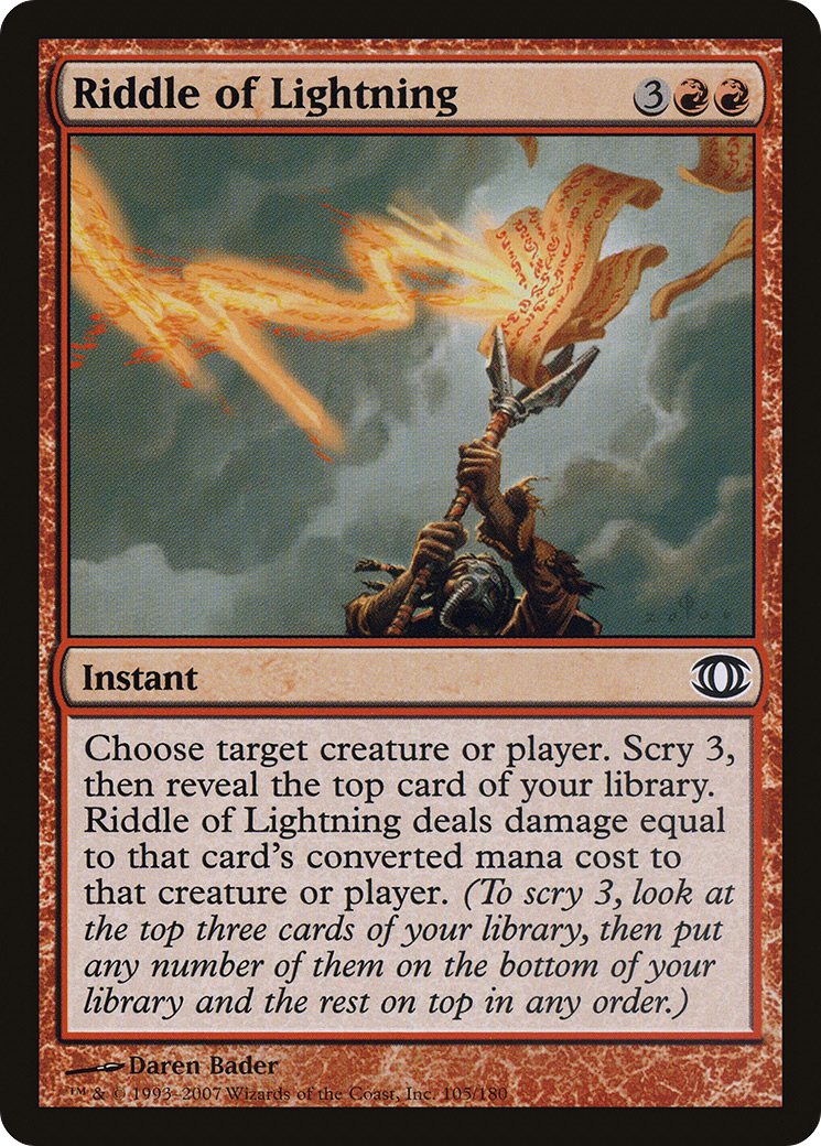Image of Riddle of Lightning [Future Sight]
