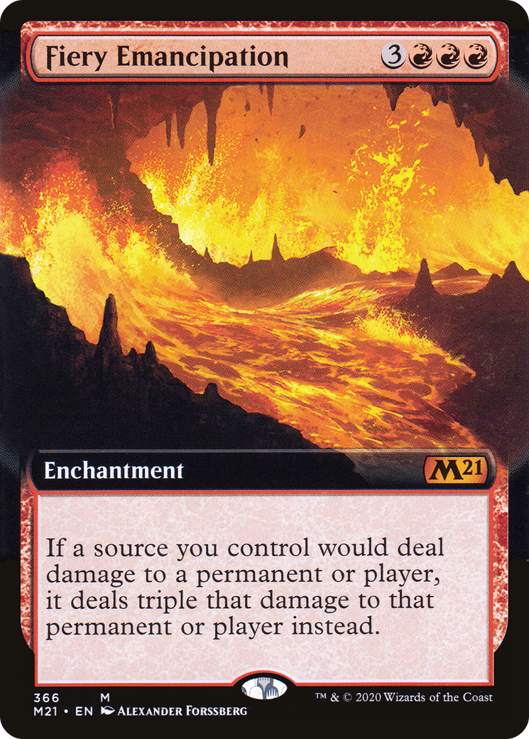 Image of Fiery Emancipation (Extended Art) [Core Set 2021]