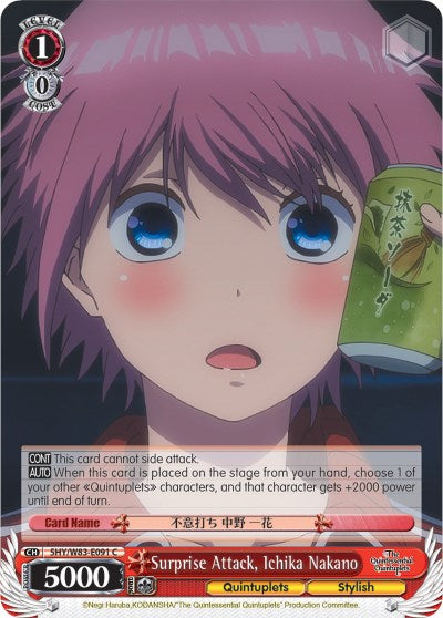 Image of Surprise Attack, Ichika Nakano (5HY/W83-E091 C) [The Quintessential Quintuplets]