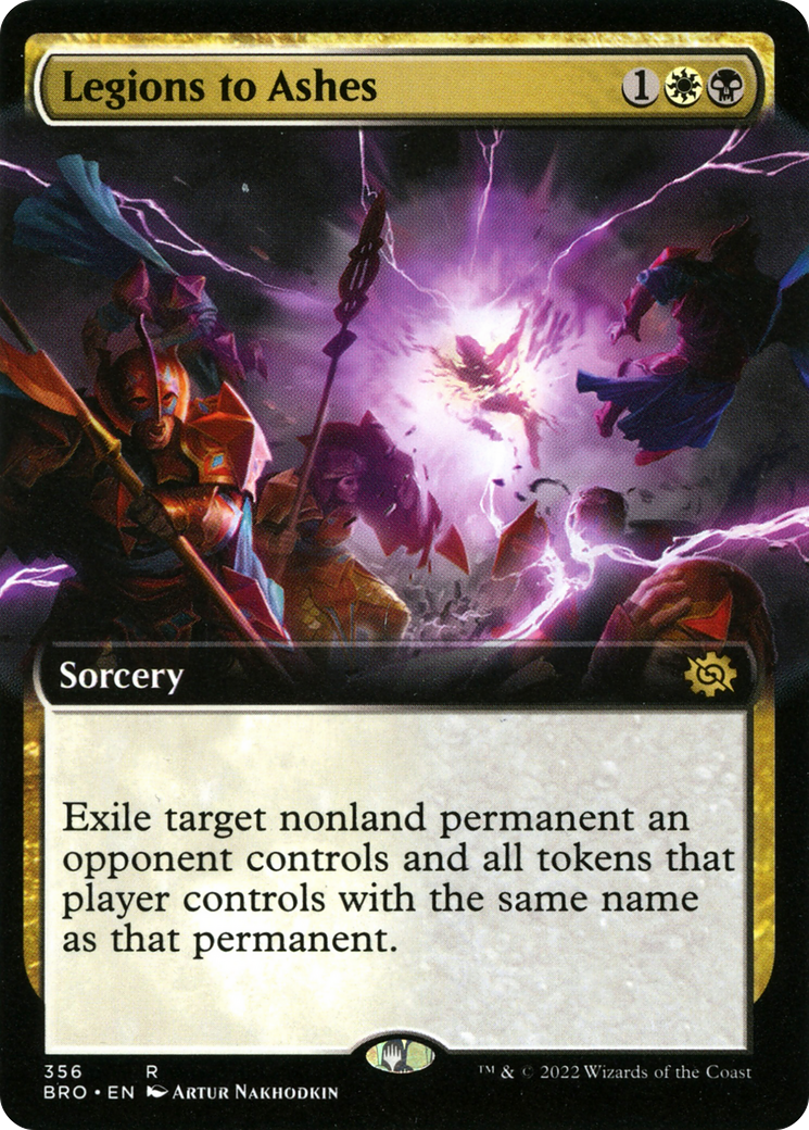 Image of Legions to Ashes (Extended Art) [The Brothers' War]