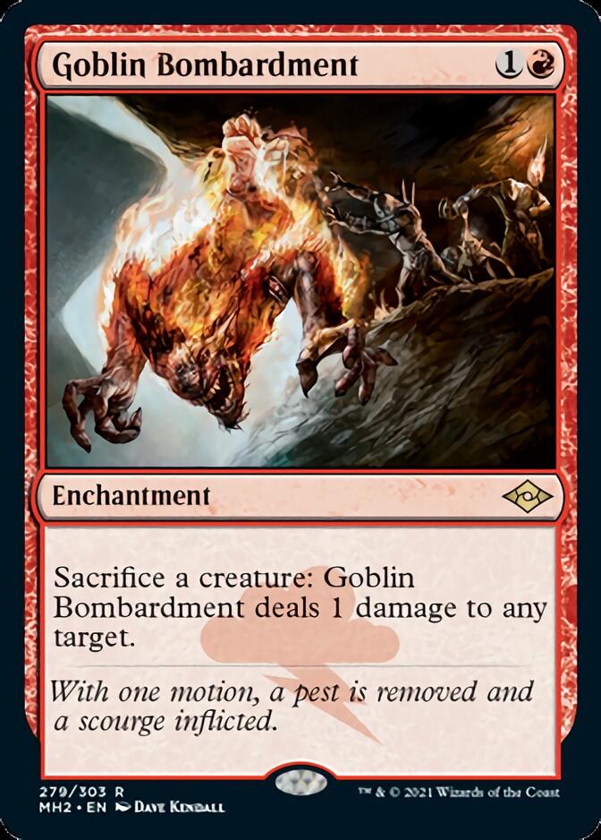 Image of Goblin Bombardment (Foil Etched) [Modern Horizons 2]