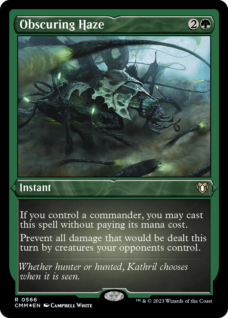 Image of Obscuring Haze (Foil Etched) [Commander Masters]