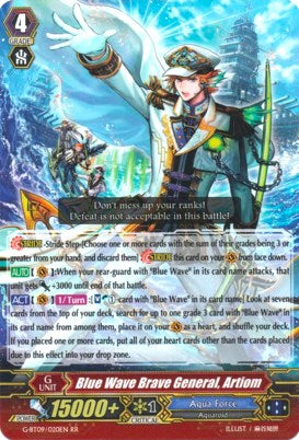 Image of Blue Wave Brave General, Artiom (G-BT09/020EN) [Divine Dragon Caper]