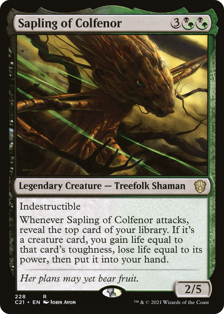 Image of Sapling of Colfenor [Commander 2021]
