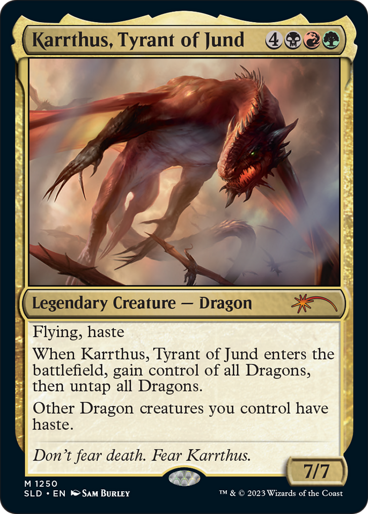 Image of Karrthus, Tyrant of Jund [Secret Lair Drop Series]