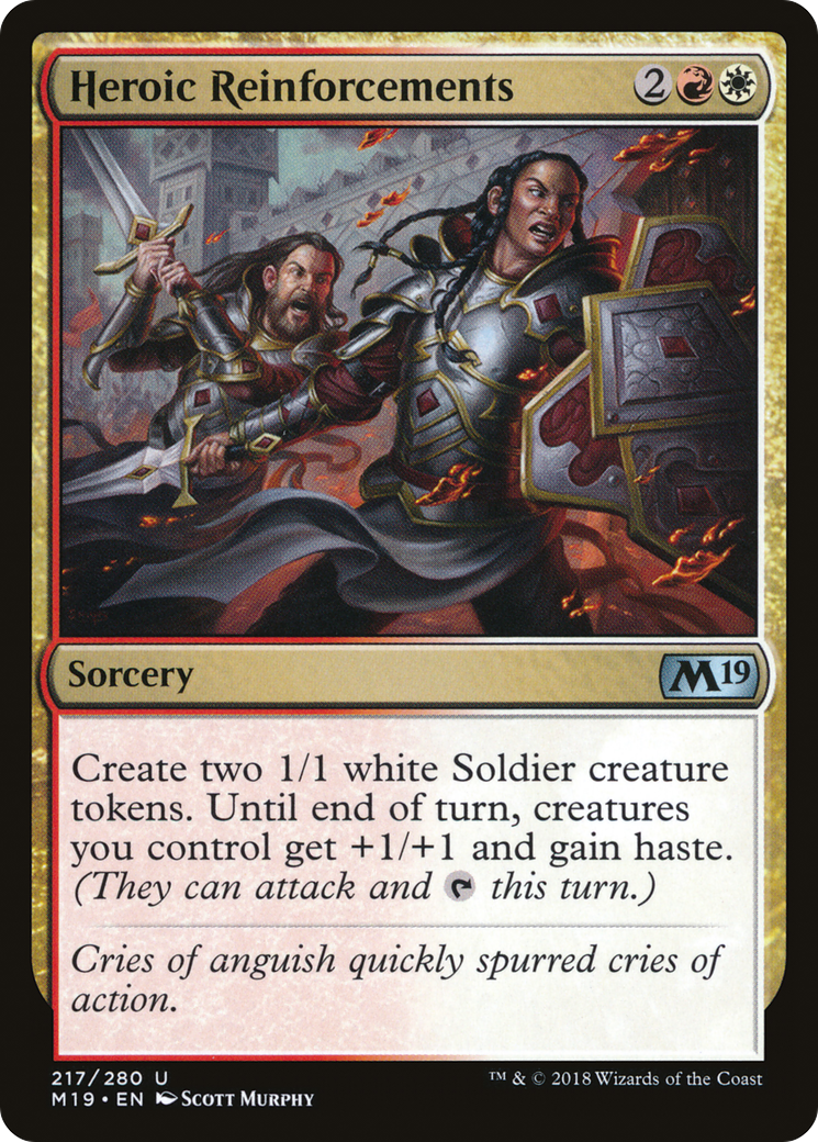 Image of Heroic Reinforcements [Core Set 2019]