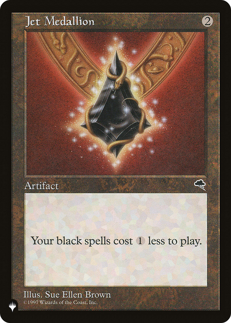 Image of Jet Medallion [The List]
