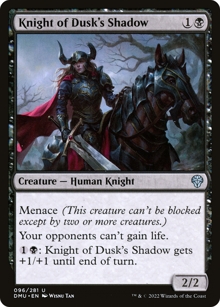 Image of Knight of Dusk's Shadow [Dominaria United]