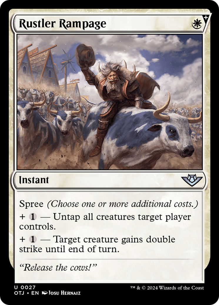 Image of Rustler Rampage [Outlaws of Thunder Junction]