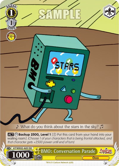 Image of BMO: Conversation Parade (AT/WX02-A05) (Promo) [Adventure Time]