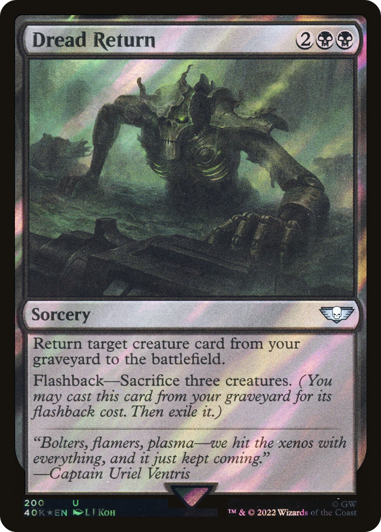 Image of Dread Return (Surge Foil) [Warhammer 40,000]