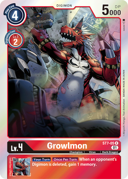 Image of Growlmon [ST7-05] [Starter Deck: Gallantmon]