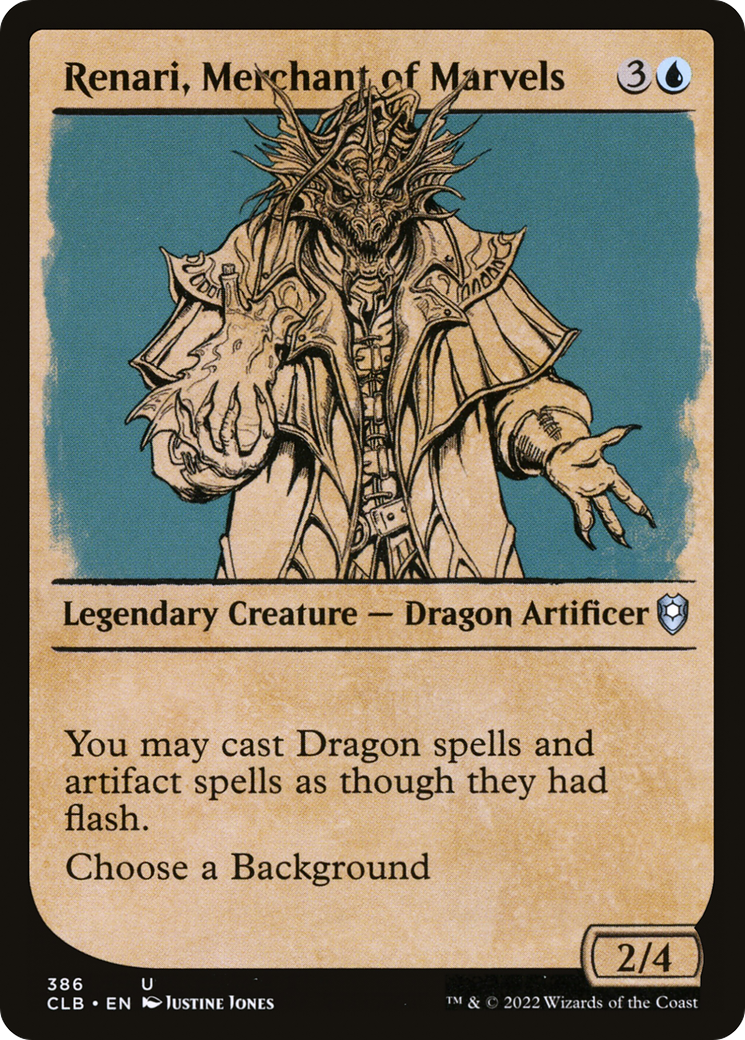 Image of Renari, Merchant of Marvels (Showcase) [Commander Legends: Battle for Baldur's Gate]
