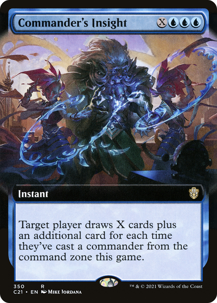 Image of Commander's Insight (Extended Art) [Commander 2021]
