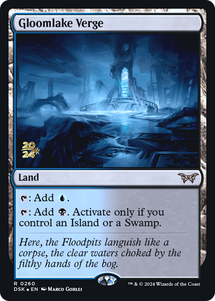 Image of Gloomlake Verge [Duskmourn: House of Horror Prerelease Promos]