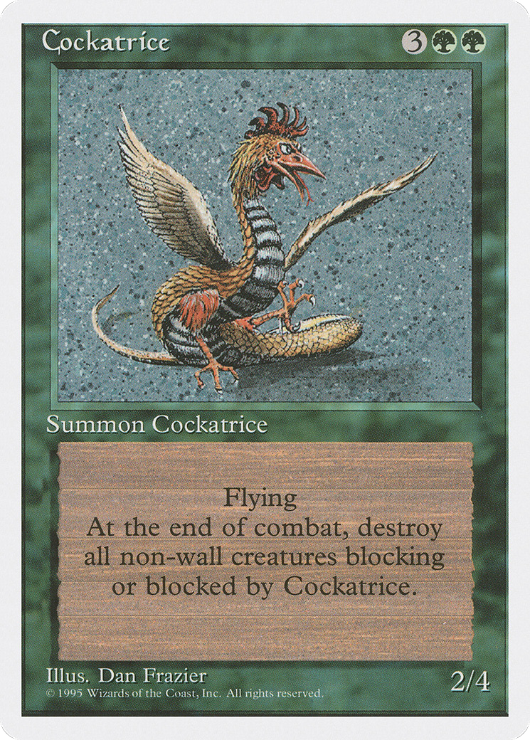 Image of Cockatrice [Fourth Edition]