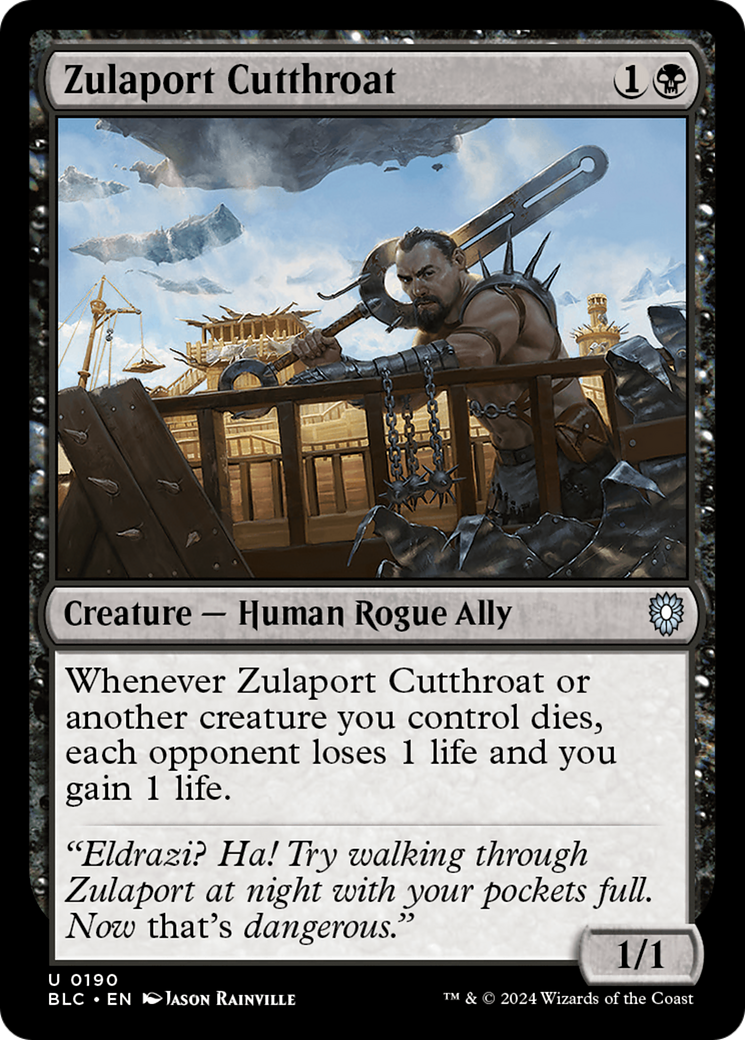 Image of Zulaport Cutthroat [Bloomburrow Commander]