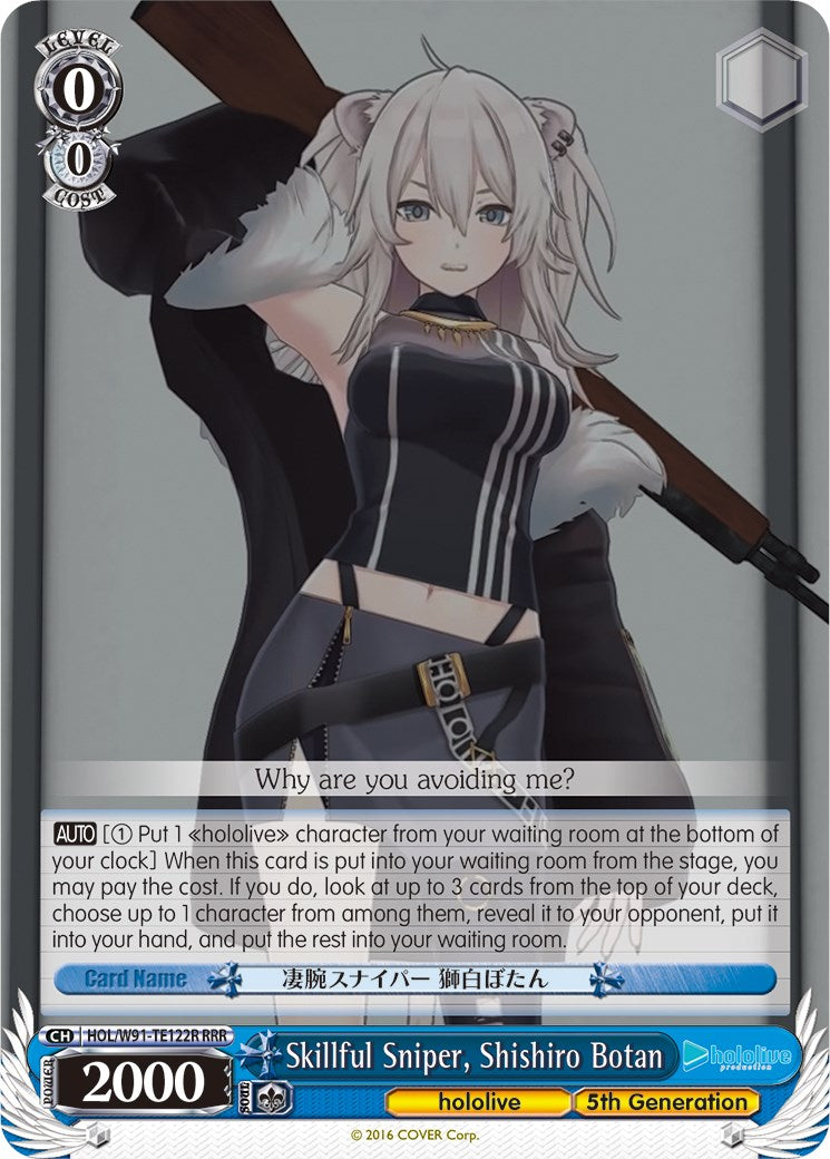 Image of Skillful Sniper, Shishiro Botan (HOL/W91-TE122R RRR) [hololive production]