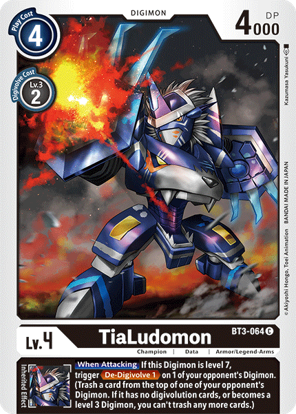 Image of TiaLudomon [BT3-064] [Release Special Booster Ver.1.5]
