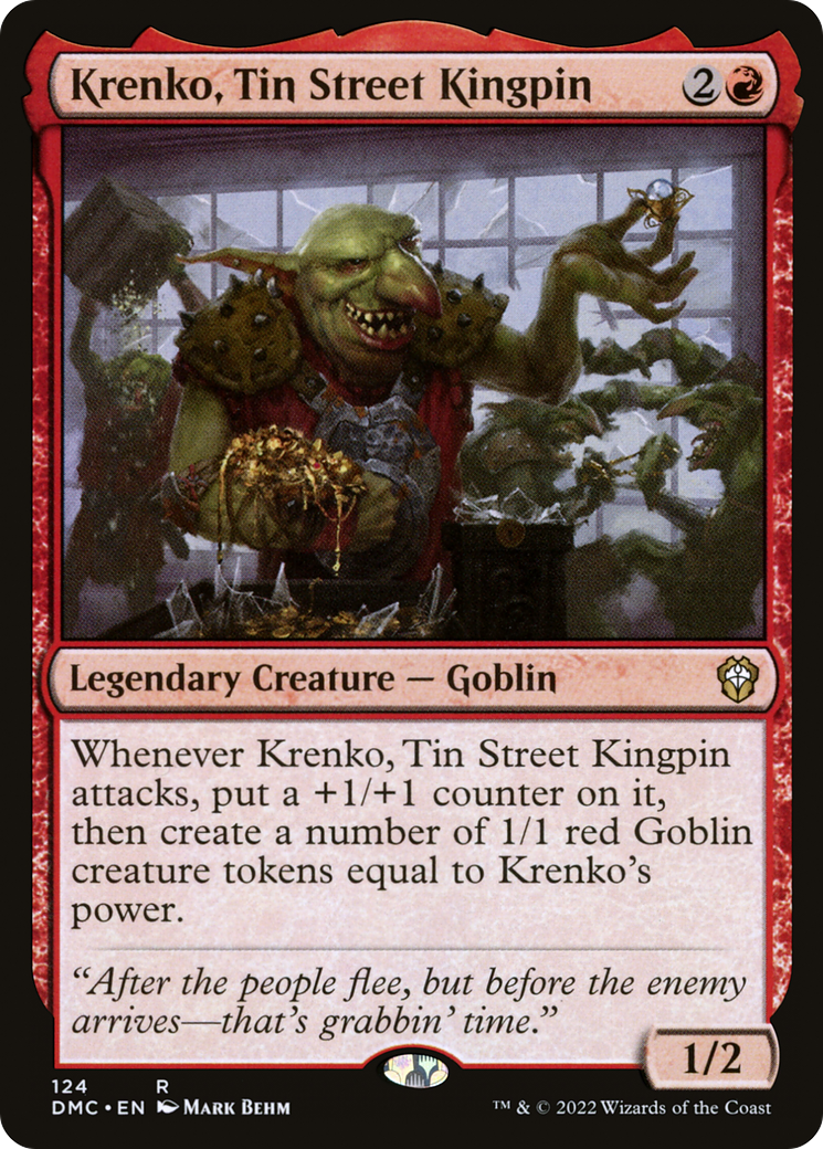Image of Krenko, Tin Street Kingpin [Dominaria United Commander]