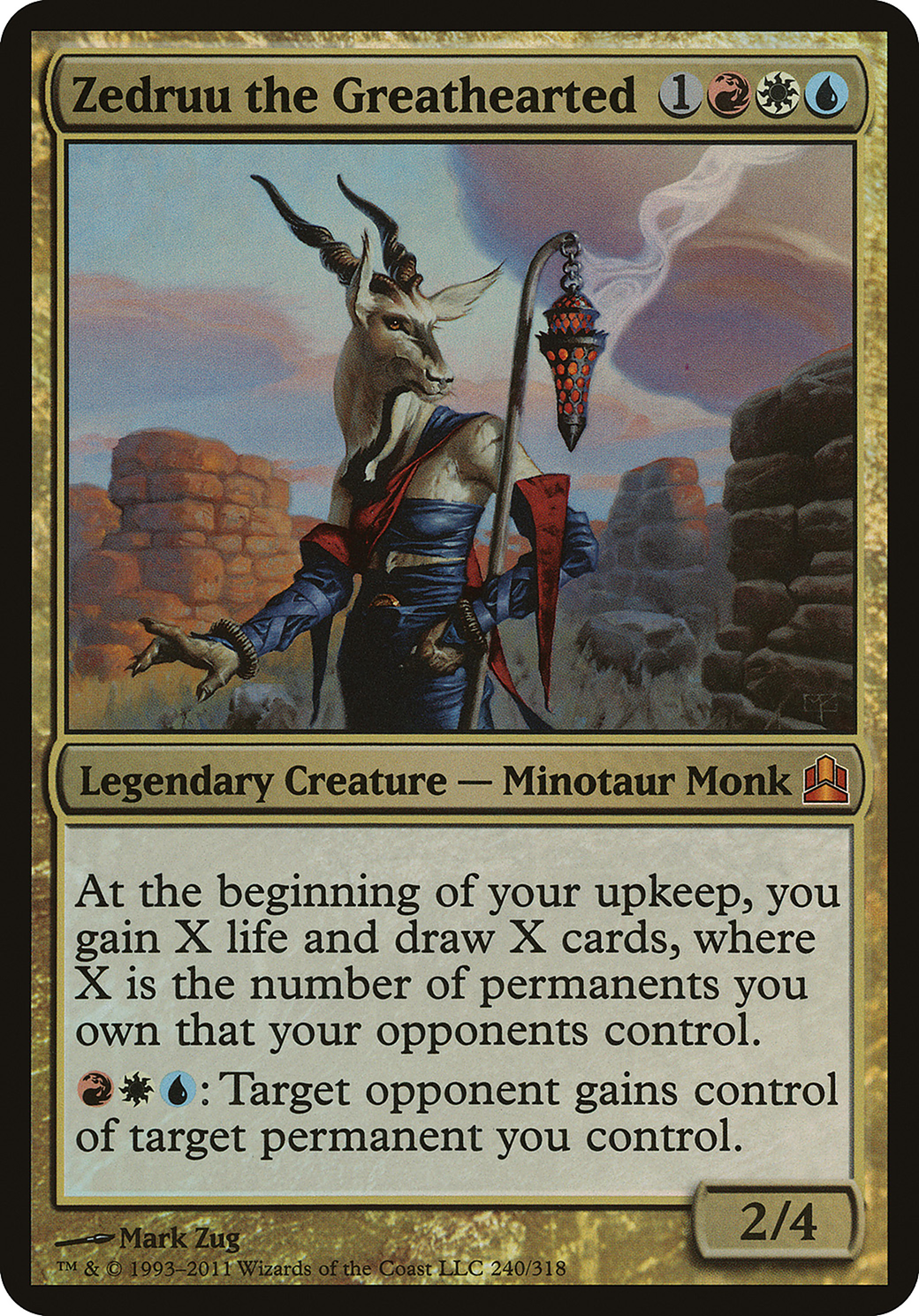 Image of Zedruu the Greathearted (Oversized) [Commander 2011 Oversized]
