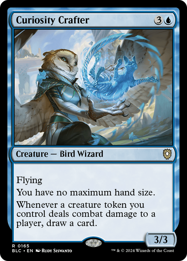 Image of Curiosity Crafter [Bloomburrow Commander]