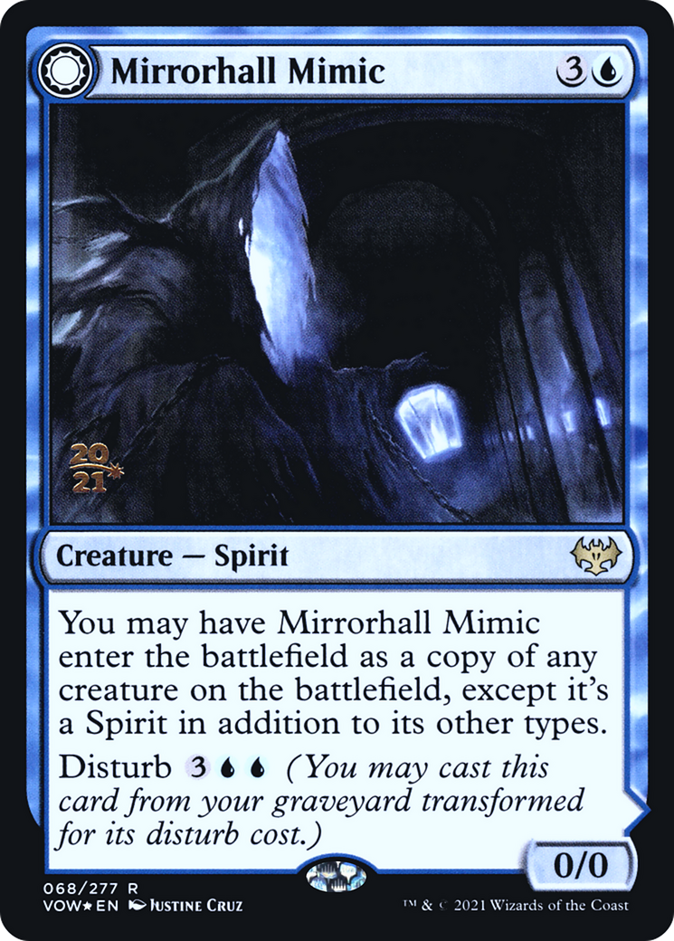 Image of Mirrorhall Mimic // Ghastly Mimicry [Innistrad: Crimson Vow Prerelease Promos]