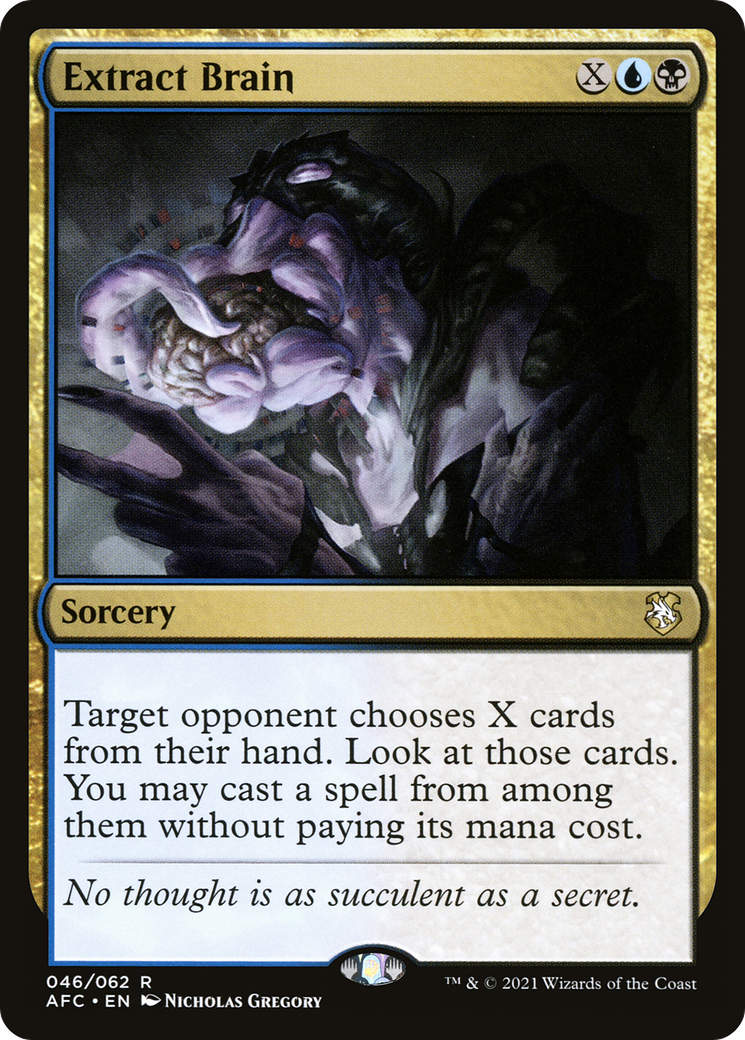 Image of Extract Brain [Dungeons & Dragons: Adventures in the Forgotten Realms Commander]