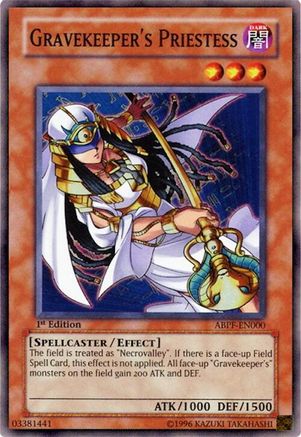 Image of Gravekeeper's Priestess [ABPF-EN000] Super Rare