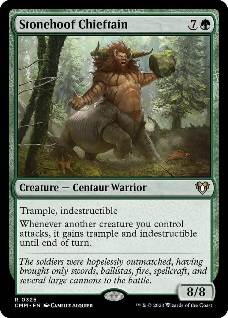 Image of Stonehoof Chieftain [Commander Masters]