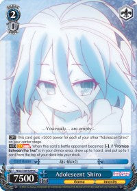 Image of Adolescent Shiro (NGL/S58-E094 C) [No Game No Life]