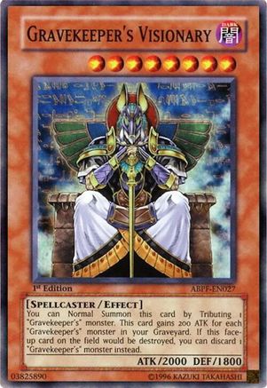 Image of Gravekeeper's Visionary [ABPF-EN027] Super Rare