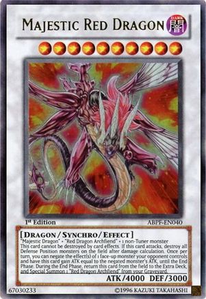 Image of Majestic Red Dragon [ABPF-EN040] Ultra Rare
